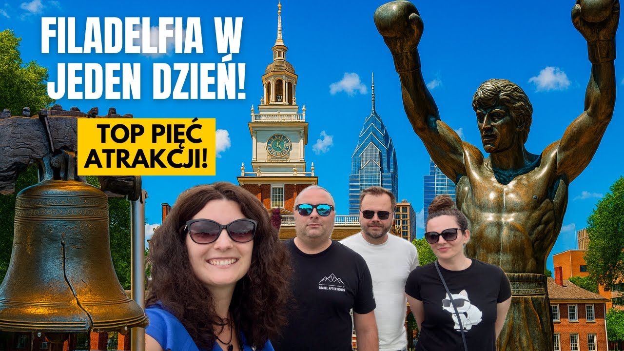 FILADELFIA w 1 dzień 🇺🇸 | Rocky, Dzwon Niepodległości,  Independence Hall i symbol Miłości