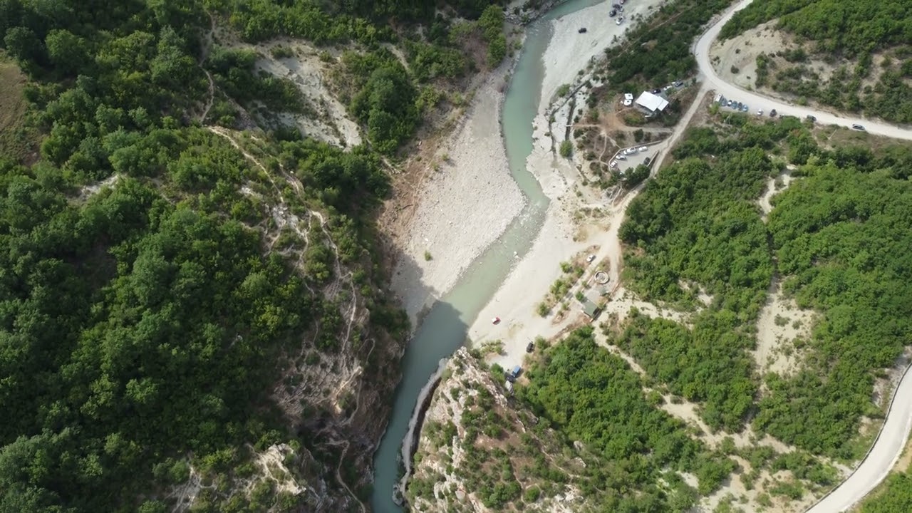 ALBANIA - Corovode / Permet - Osumi Canyon Flyover