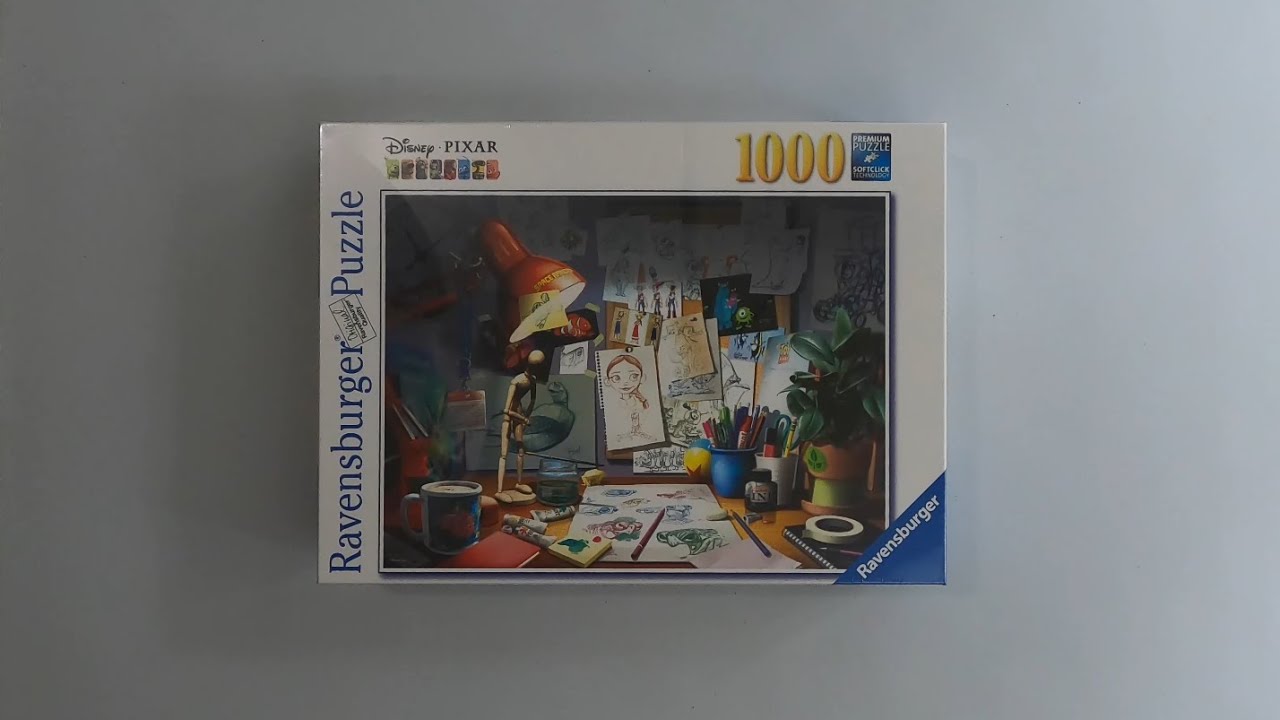 The Artist's Desk | Disney Pixar | Ravensburger Puzzle
