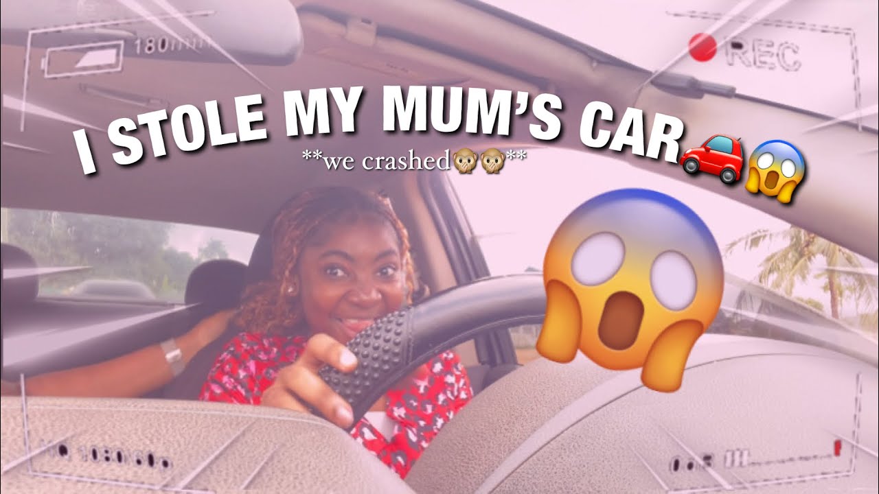 I stole my mum’s car🚗 !!**gone wrong**