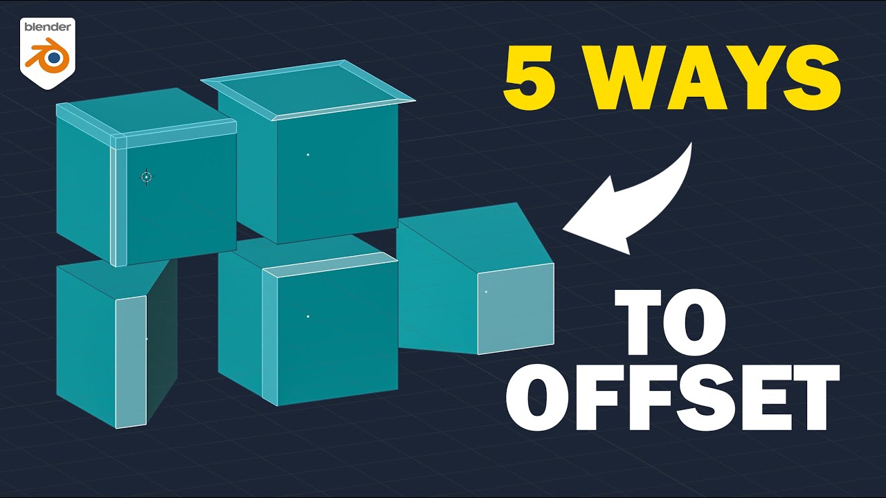 5 Easy Ways to Offset Edges in Blender!