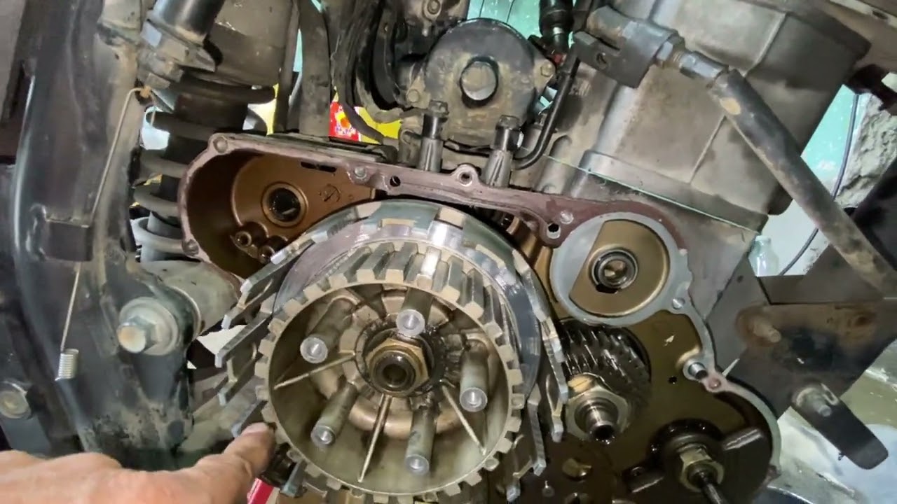 COMO CAMBIAR DISCOS DE CLUTCH KAWASAKI KLR 650