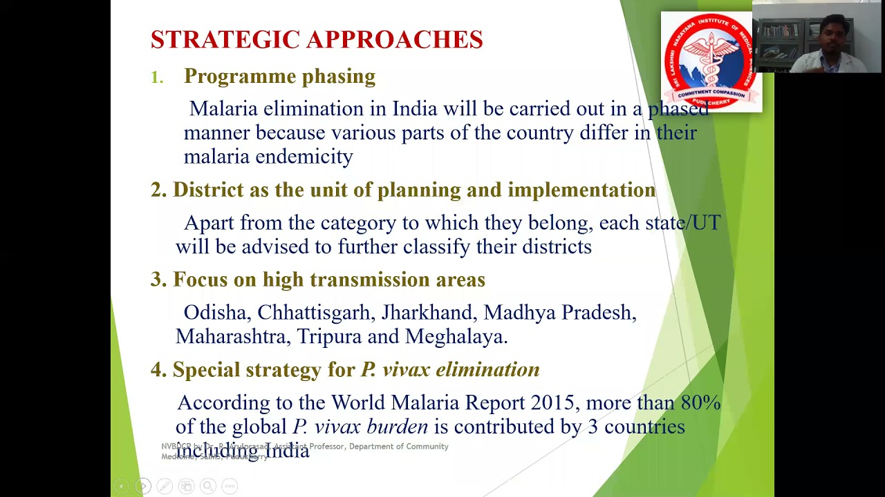 National Vector Borne Diseases Control Program - Dr. Arul