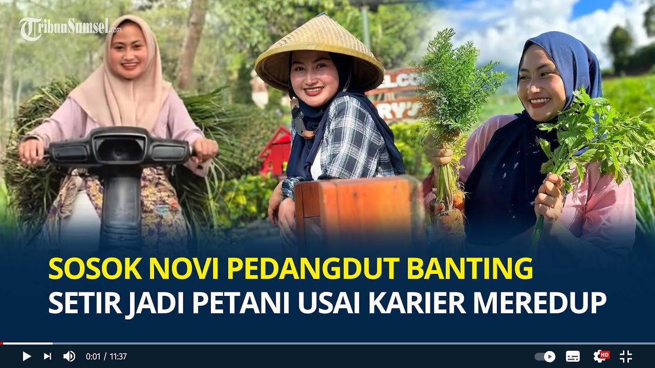 Sosok Novi Pedangdut Viral Banting Setir jadi Petani usai Karier Meredup, Kini Kaya Rumah Bak Istana