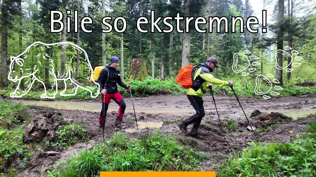 Ekstremni pohod PO MEDVEDOVIH STOPINJAH | dež, blato, mraz... 64 km