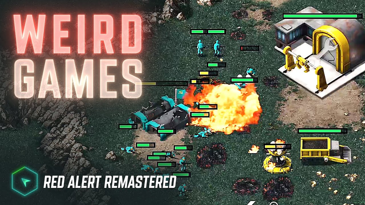 3 странные и необычные игры с DyNaMic - Red Alert Remasterd