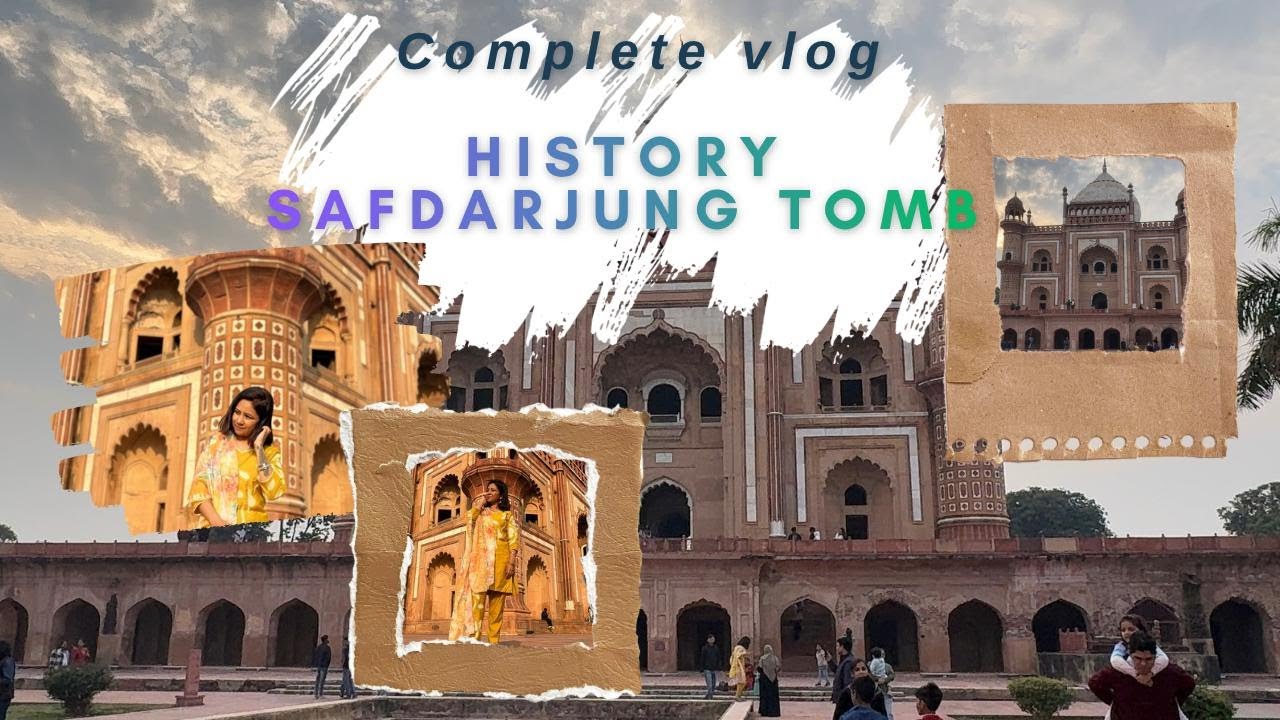 Delhi ka hidden gem ✨Safdarjung Tomb – history, beauty aur peace ek jagah 😍full explore 🏛️#vlog