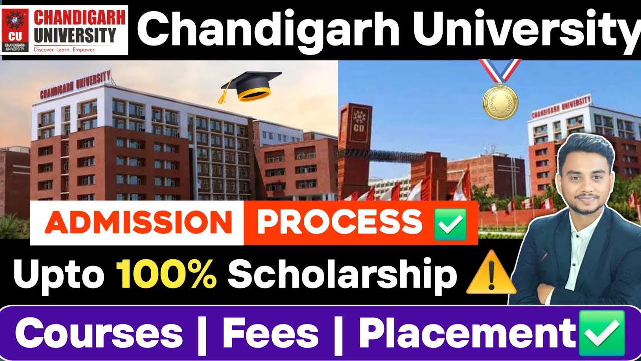 Chandigarh University Admission Process 2025 🔥 | 100% Scholarship😱| CUCET 2025 Chandigarh University