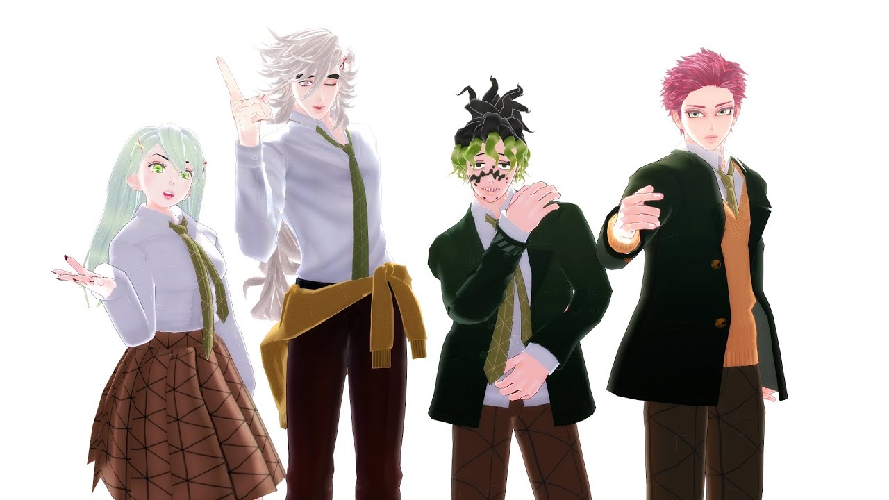 【鬼滅のMMD】 クレイジー・ビート 【上弦・弐参陸】demon slayer / Kimetsu no Yaiba