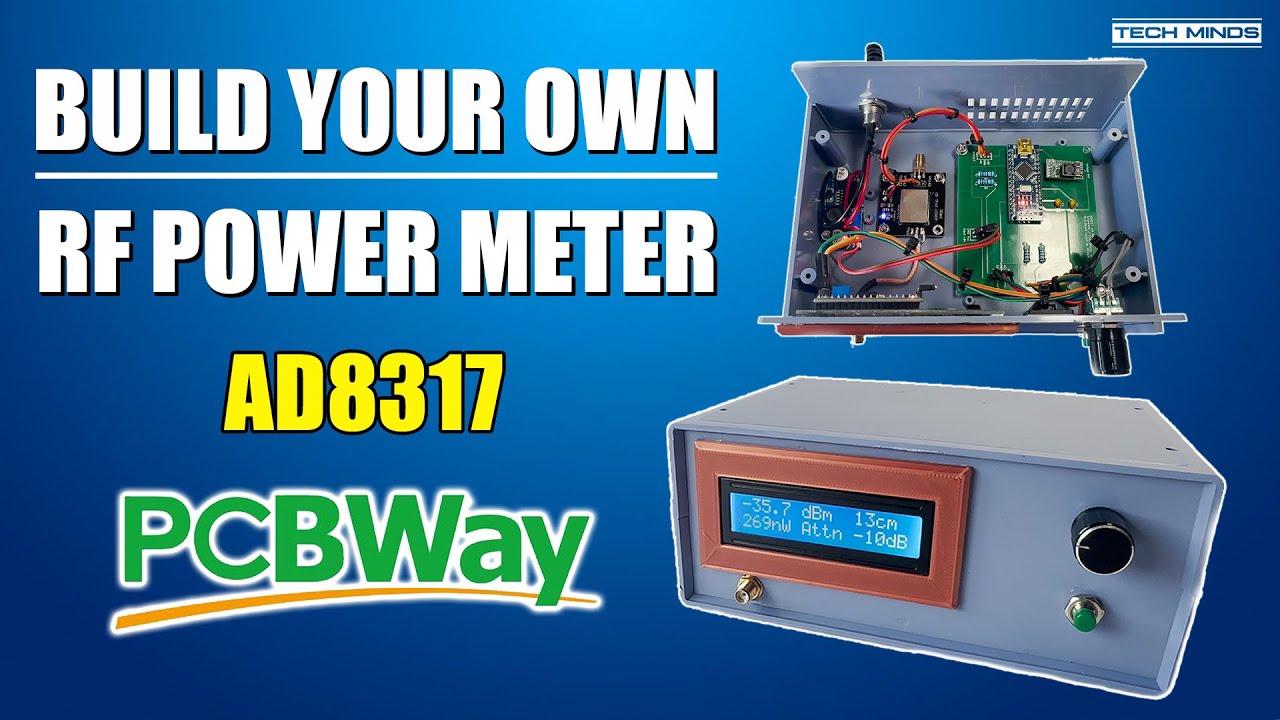 Измеритель мощности ВЧ с использованием AD8317 и Arduino