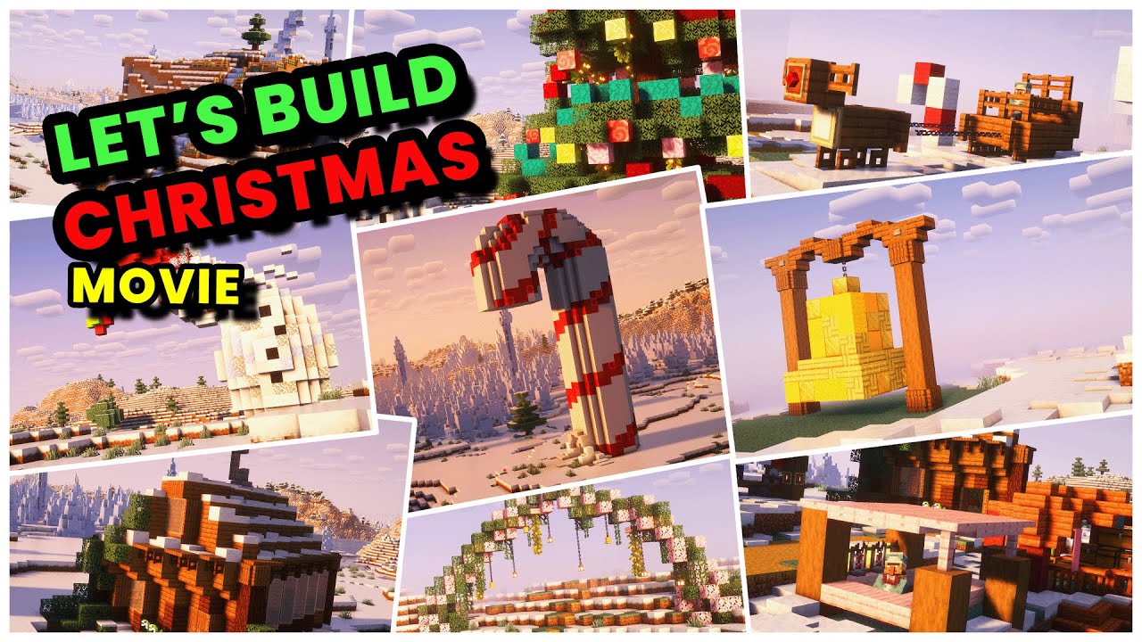 Minecraft Christmas Build Ideas {FULL MOVIE}