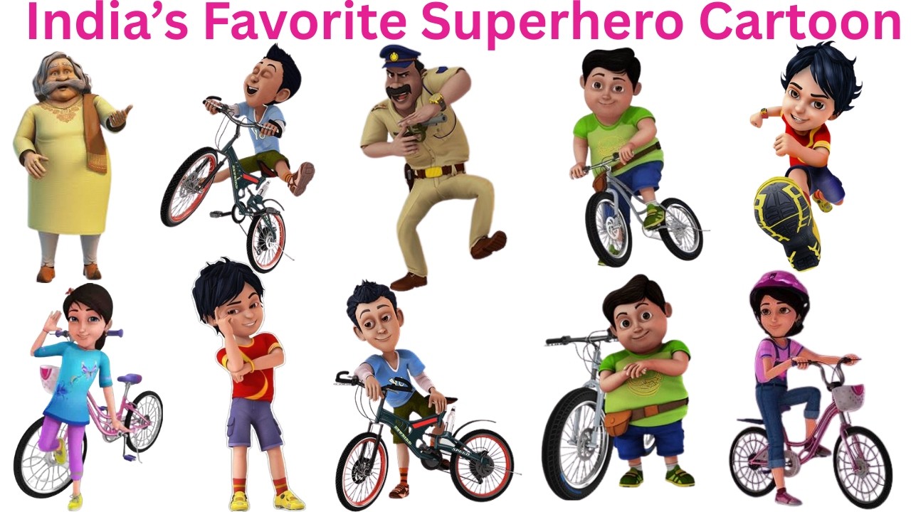 India Ke Mashoor Cartoon! Shiva All Characters Name Hindi+English and Fun Facts!
