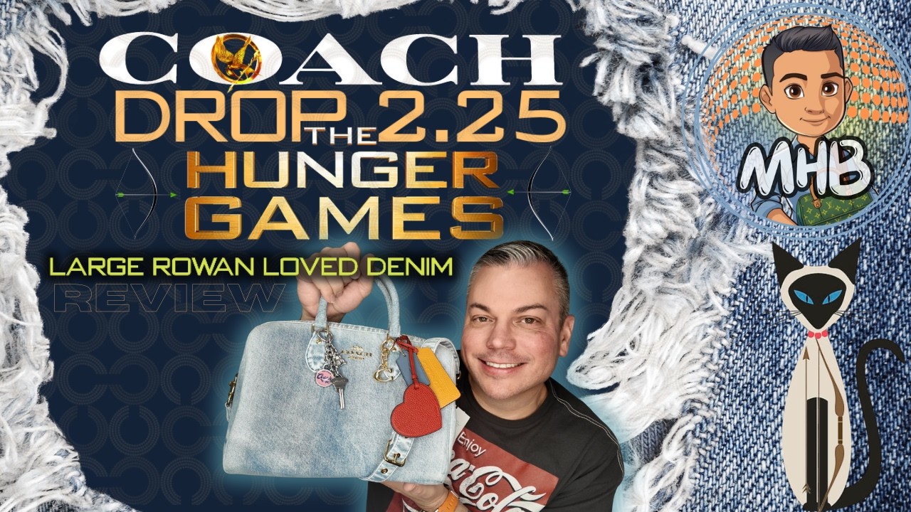 Coach Drop 2.25 Hunger Games - Large Rowan Loved Denim Review