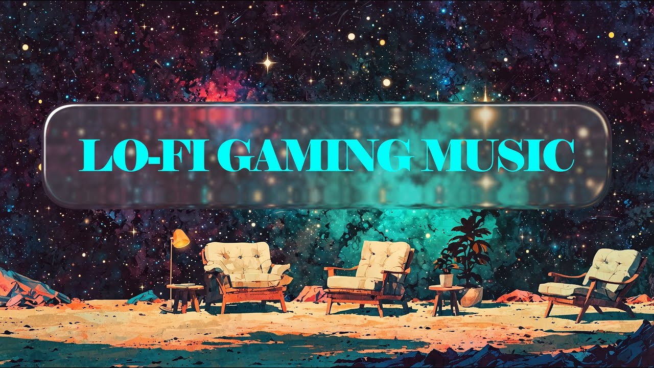 Lo-Fi Gaming Music | Cosmic Retro-Futuristic & Long Sessions (2 Hours)
