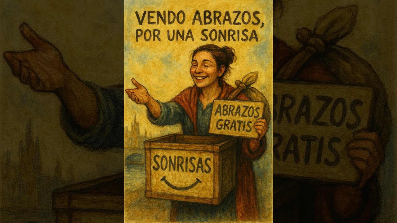 Vendo abrazos, por una sonrisa ( Música motivacional em Espanhol)