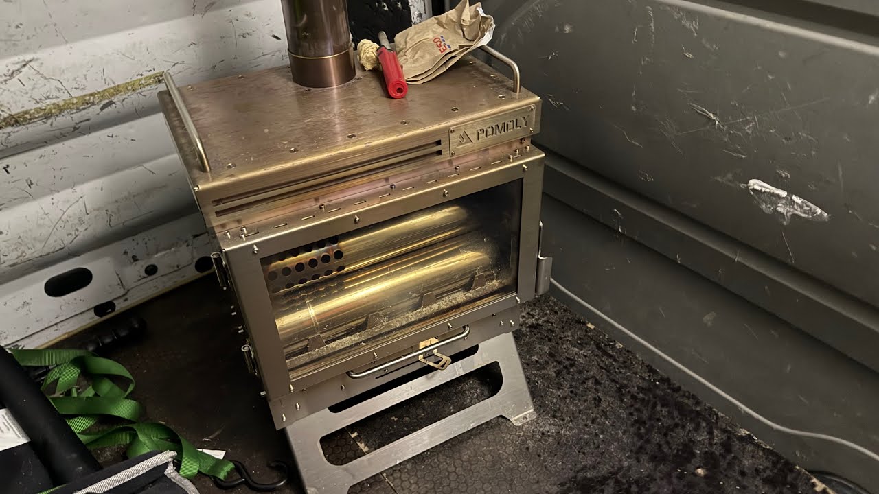 Testing the Pomoly Dweller Max stove in my stealth camping van