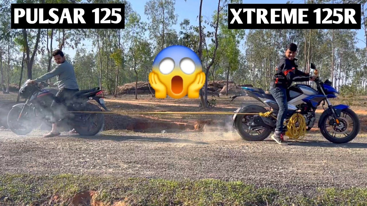 HERO Xtreme 125r vs Bajaj Pulsar 125 || TUG Of War || Power Full 125cc Bike Kon? || Xtreme vs Pulsar