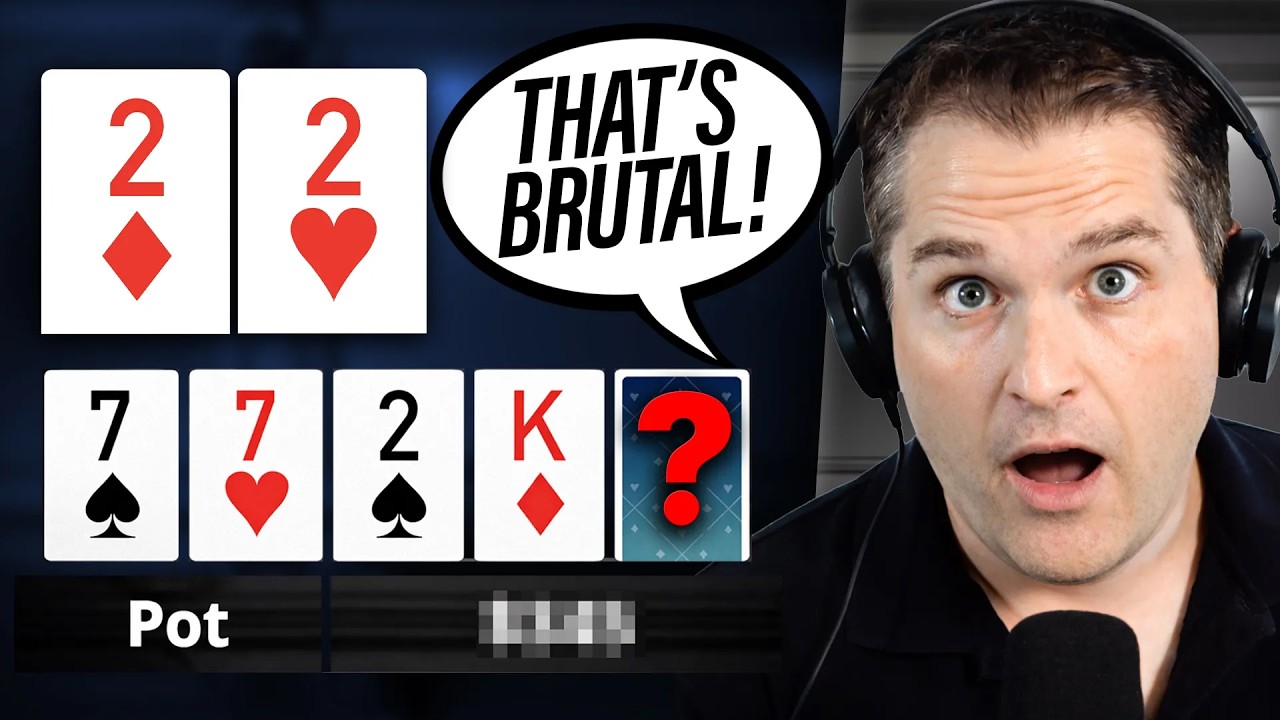 Flopped a Full House… Then the WORST River Hit
