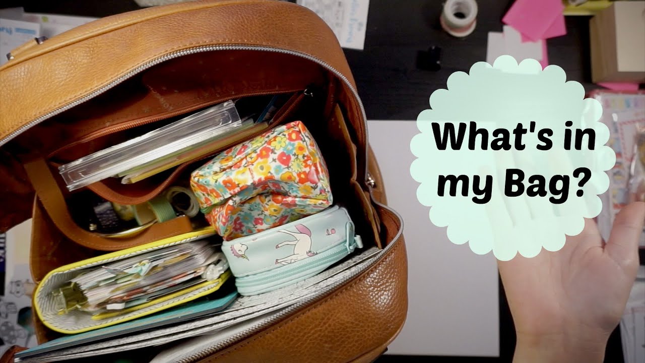 What's in my Bag - Travel Planner Bag Edition | jacquiplanana