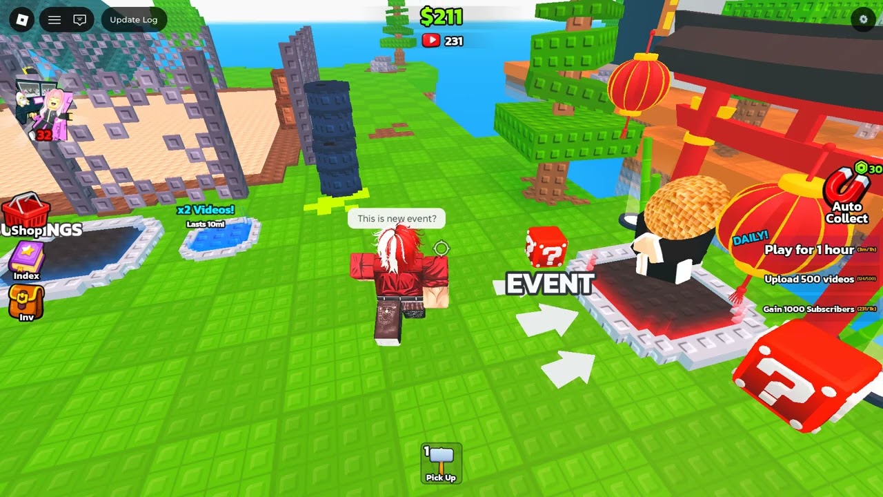 Playing ''Be a Youtuber''