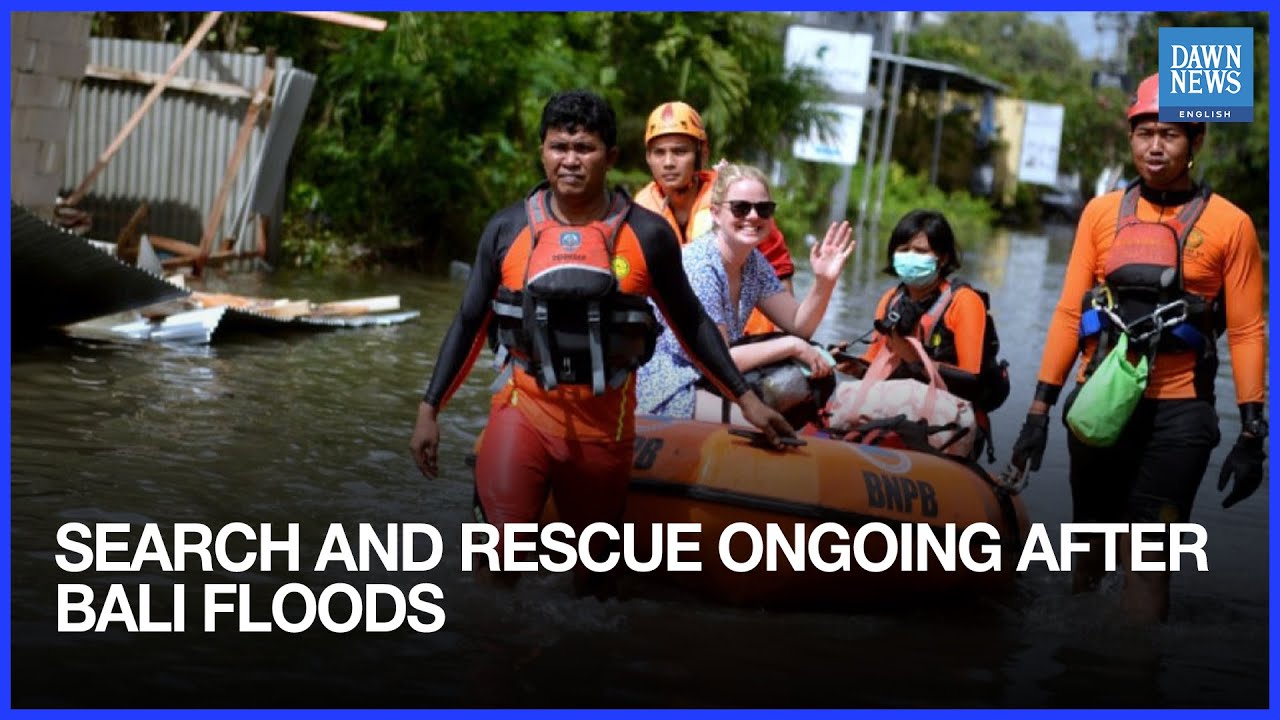 Floods Hit Bali: 2 Dead, Evacuations Under Way | Search and Rescue in Denpasar After Heavy Rains