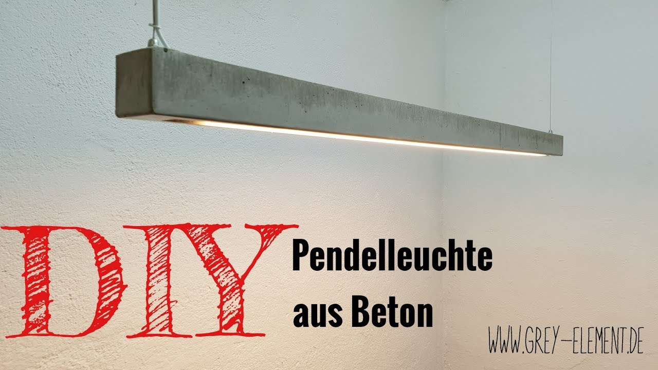 Eine Lampe selber bauen /Lampe aus Beton/ concrete lamp DIY