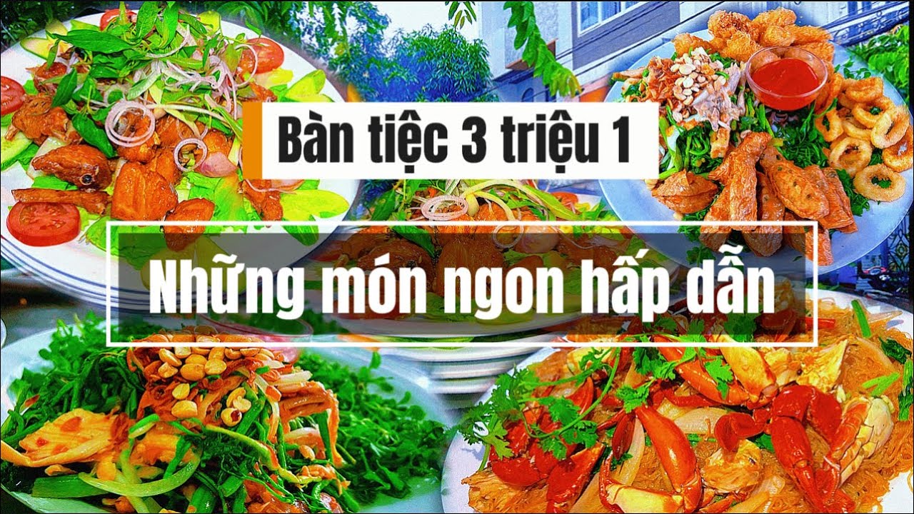 Món ngon đãi tiệc 50 khách  đám giỗ tại quận 11 khai vị chả giò tiều miếng xào cua ,gỏi gà