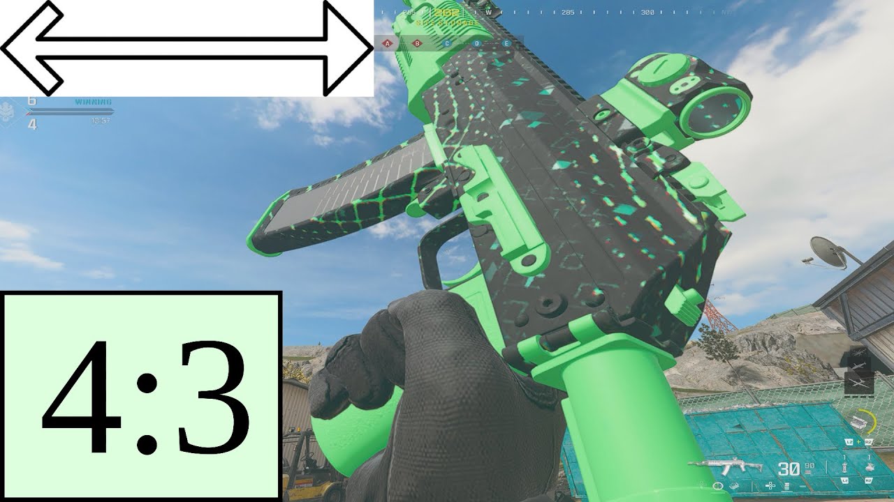 Modern Warfare 3 2023 Stretch Res 4/3 NO BLACK BARS!!