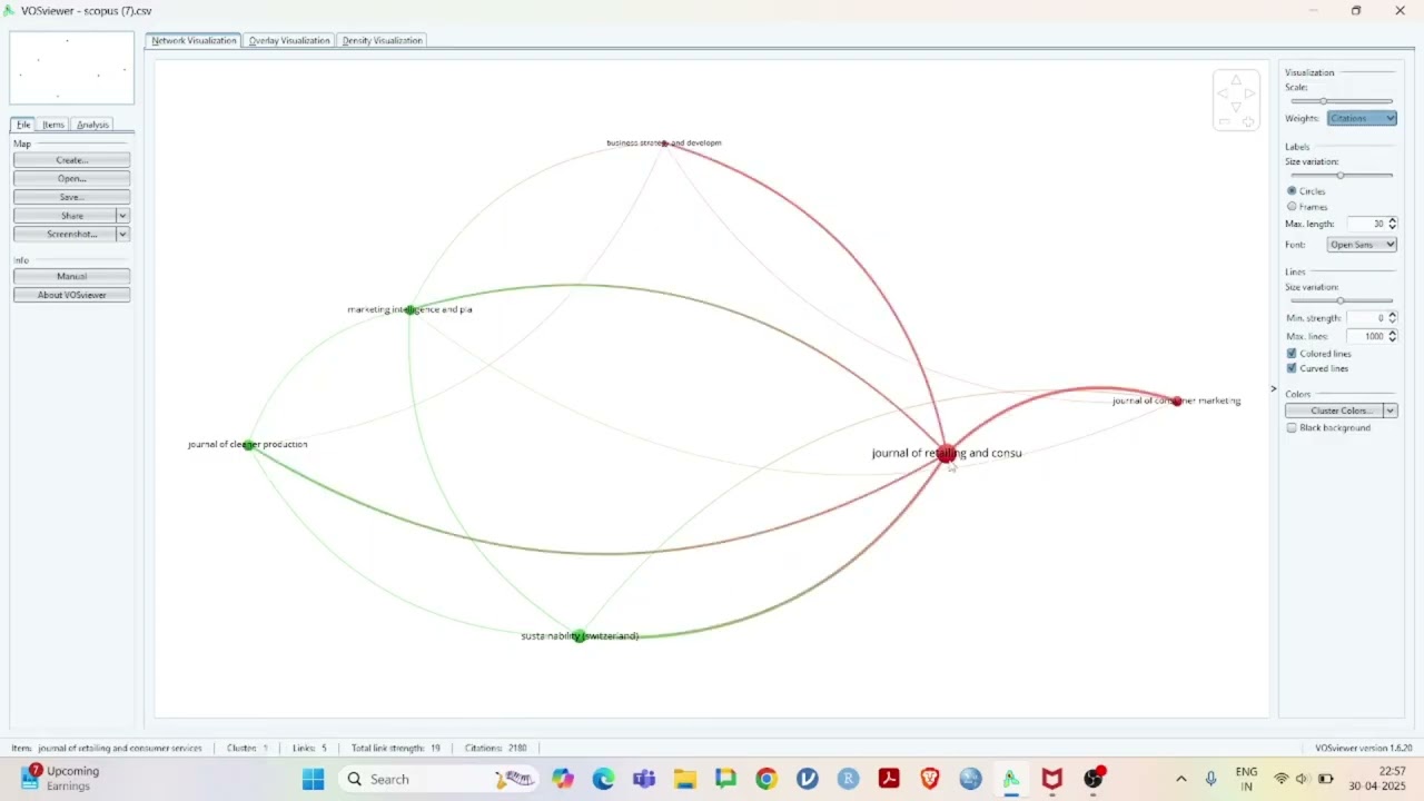 Citation analysis | Vosviewer
