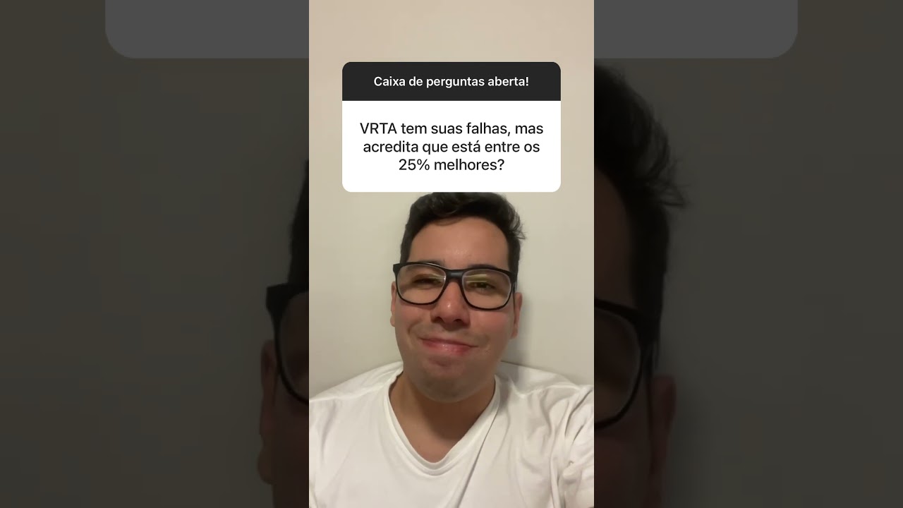#VRTA11 caiu muito no meu conceito