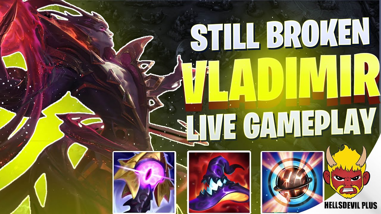 Vladimir Is Still Broken In Wild Rift! - Wild Rift HellsDevil Plus Gameplay