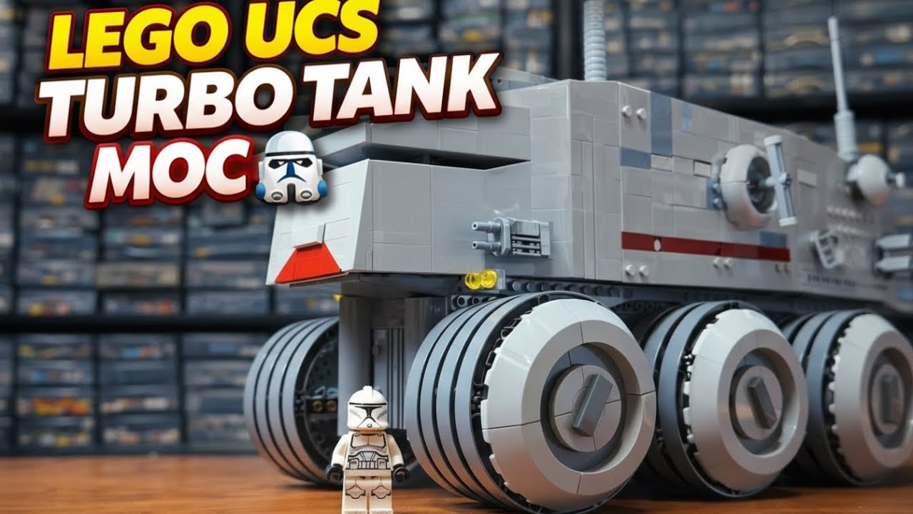 Lego World Presents: LEGO UCS Turbo Tank MOC 🚀 Ultimate Star Wars Clone Army Vehicle Build