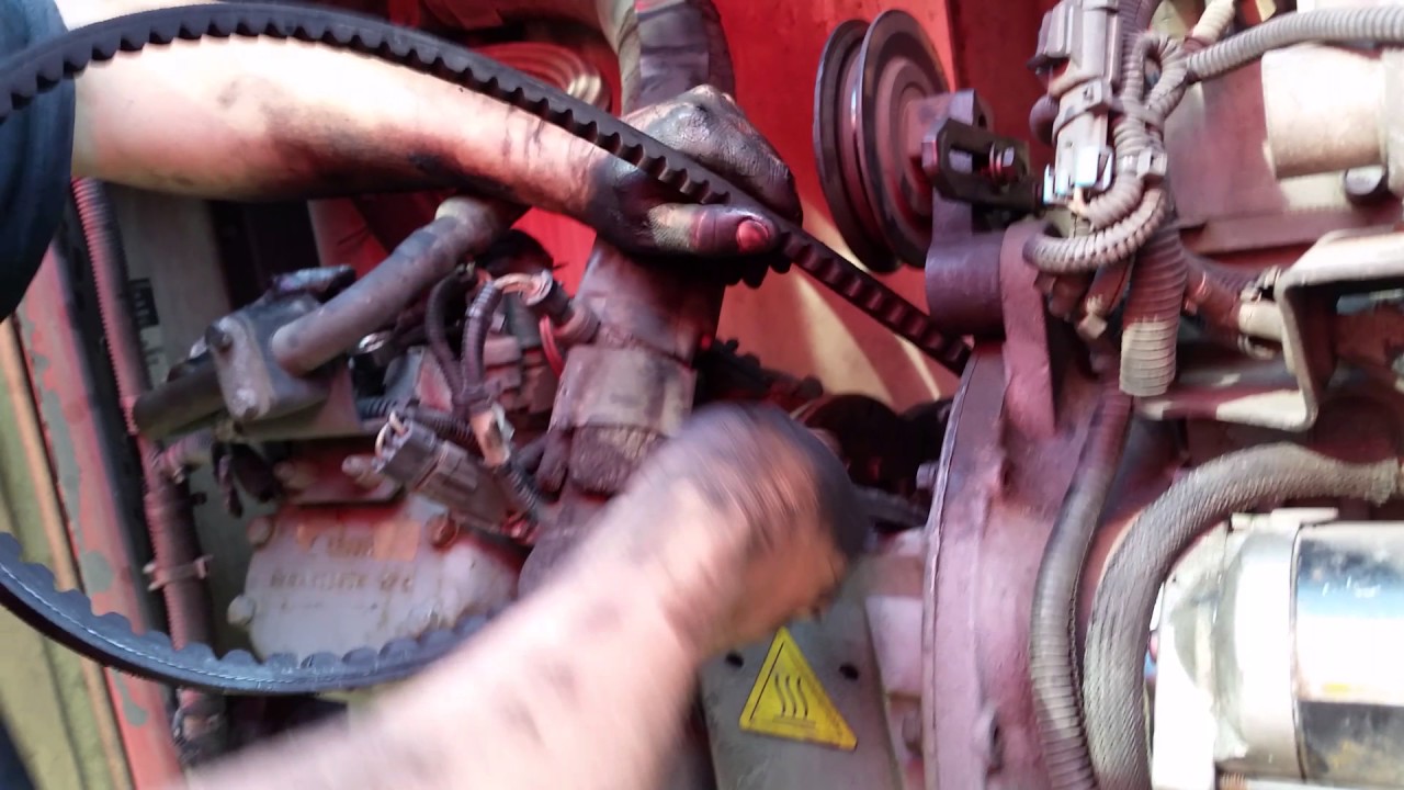 How to change belts and oil on carrier transicold reefer unit,mjenjanje kajševa i ulja na riferu