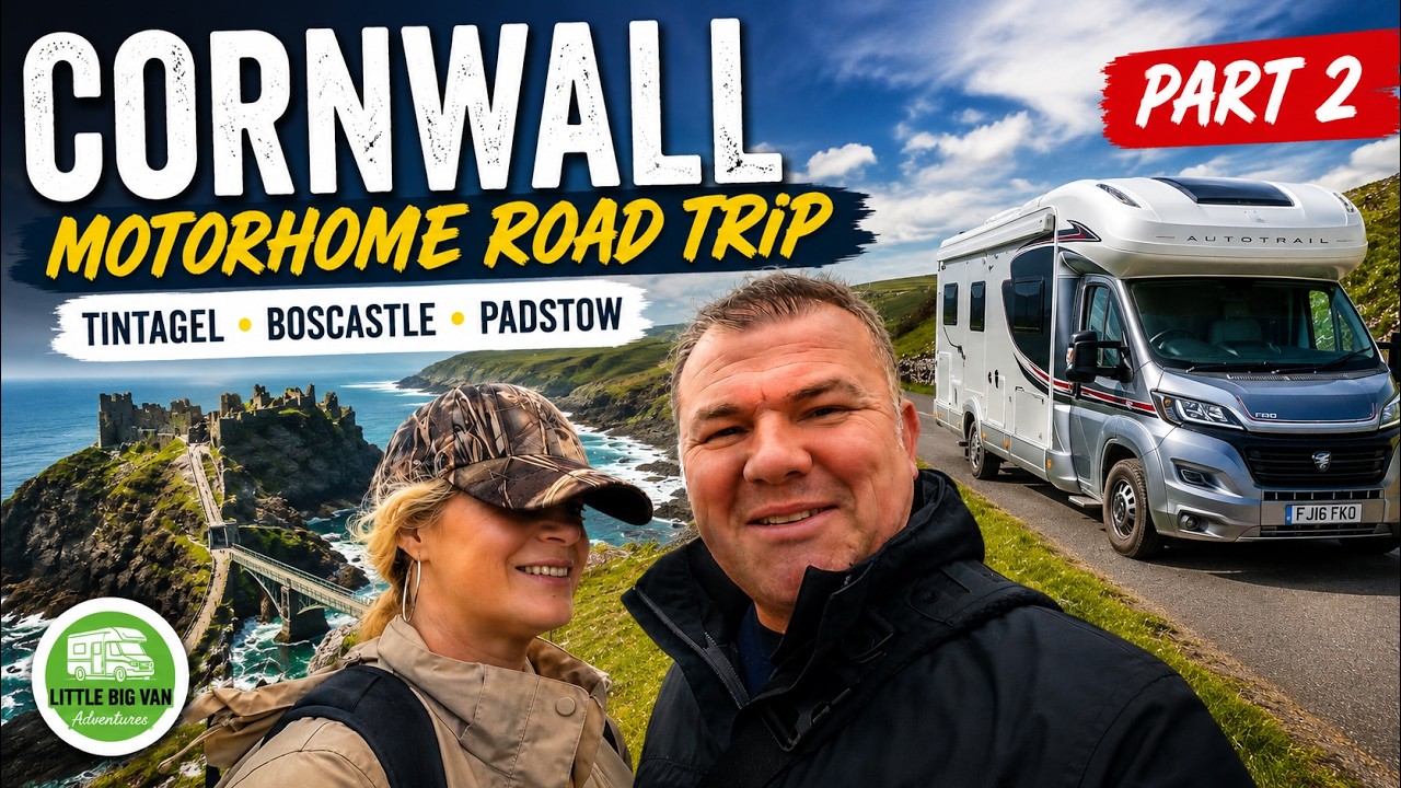 Cornwall Road Trip: Part TWO - Our 3-week Motorhome Van Tour of Cornwall