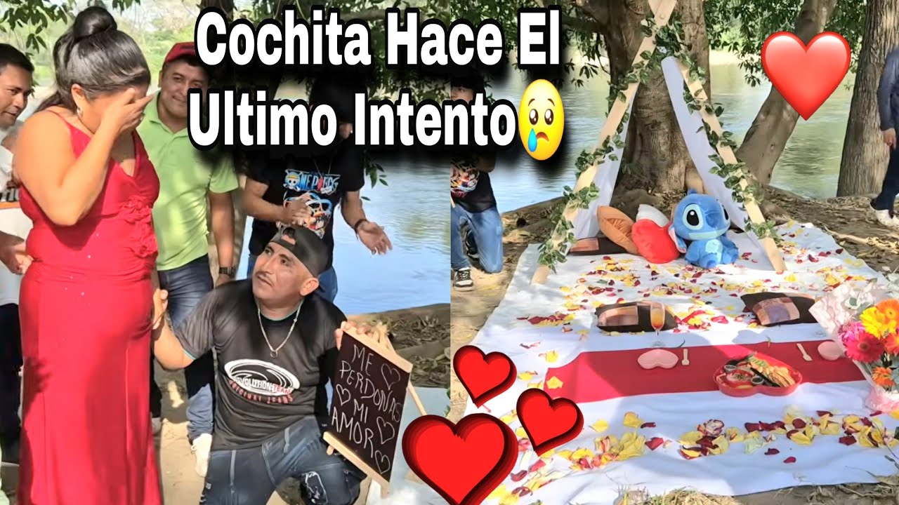 Cochita Preparo Esta Hermosa Sorpresa más Con Esta Palabras ME PERDONAS Lo Perdonara Ericka?😢