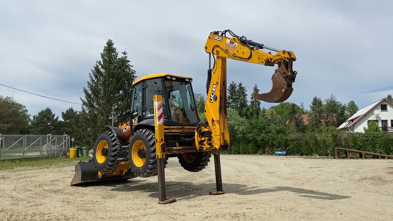 JCB 5CX KOPARKO-ŁADOWARKA 2014R. KM MASZYNY BUDOWLANE WWW.KMRENT.PL 56-300 MILICZ