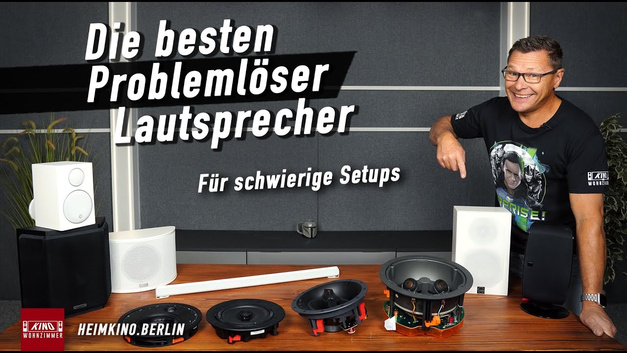 Diese Lautsprecherarten solltest du auf dem Schirm haben! - Lautsprecher für schwierige Setups
