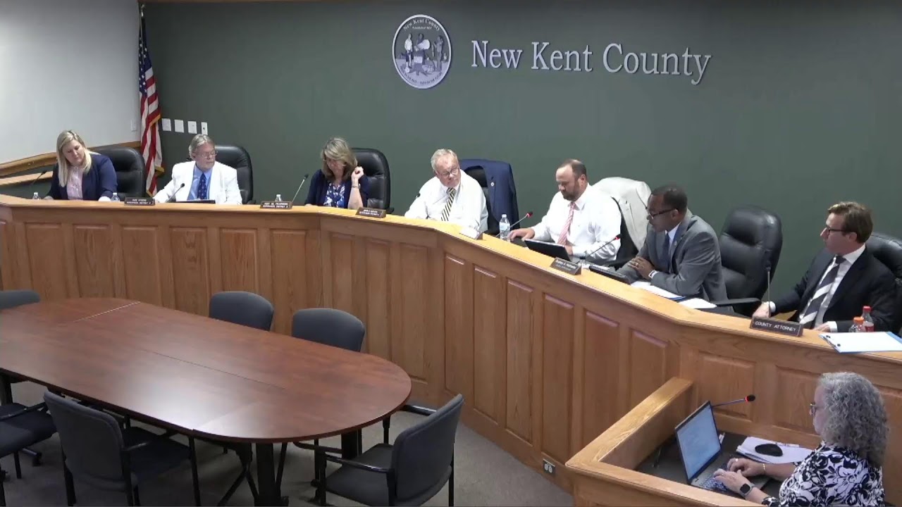 July 14, 2025 New Kent County Board of Supervisors Business Meeting