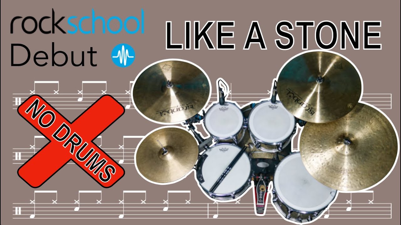 Like a Stone - Audioslave - Rockschool Debut DRUMLESS TRACK