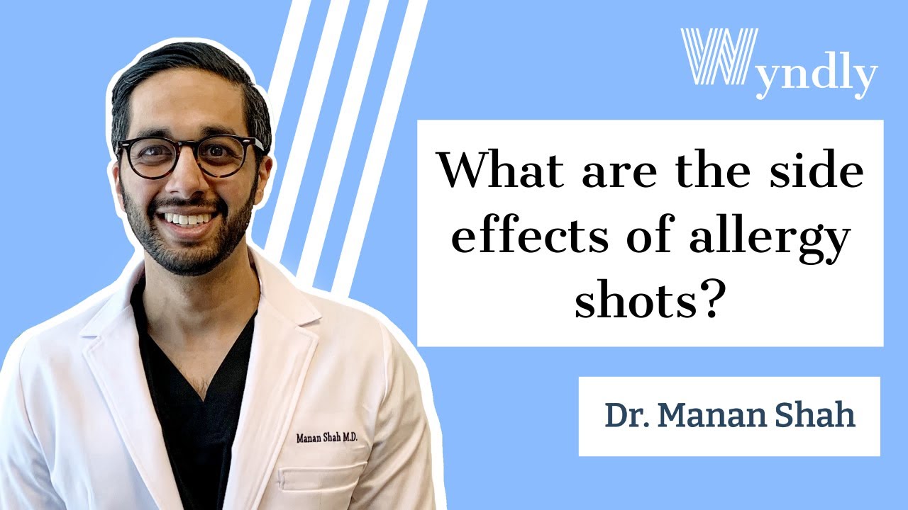 What are the side effects of allergy shots?