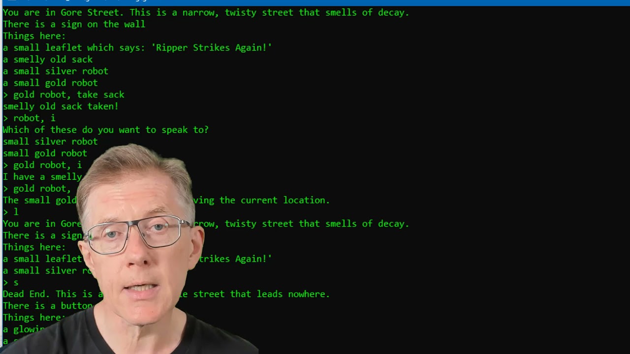 Program Interactive Characters in an Adventure Game