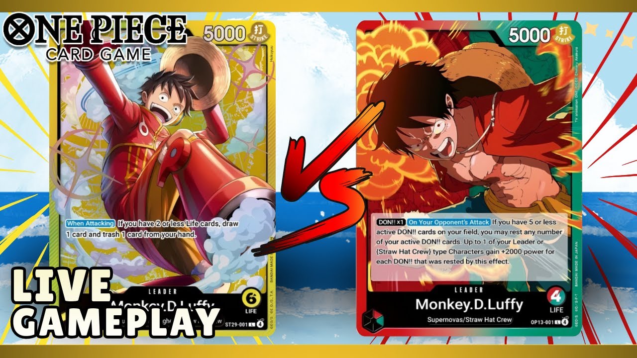 [OP14] Yellow Luffy Gameplay | ONLY ONE Can Be King of the Pirates!!!