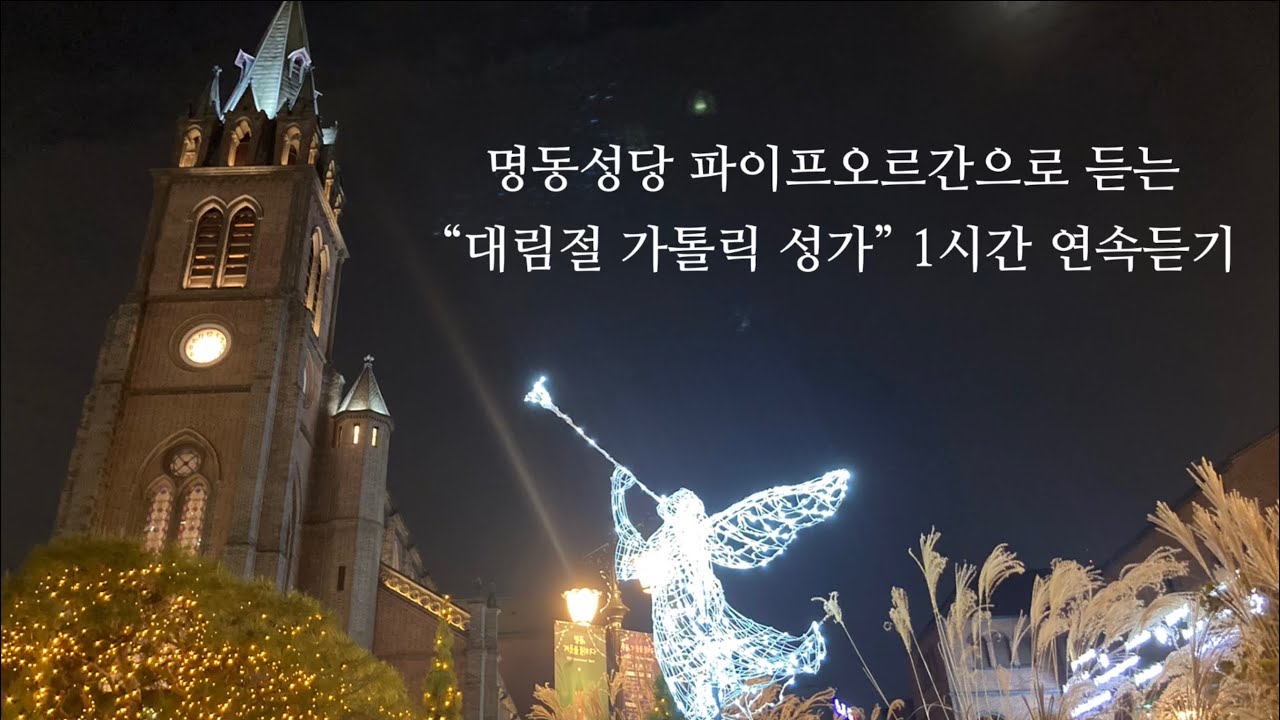 명동성당 파이프오르간으로 듣는 “대림절 가톨릭 성가” 1시간 연속듣기 Advent Catholic Hymn