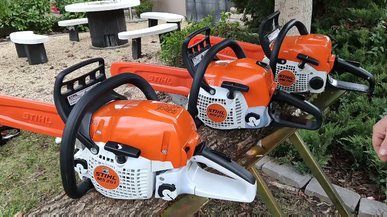 Stihl MS170 vs MS211 vs MS251 összehasonlítás, vágásteszt...