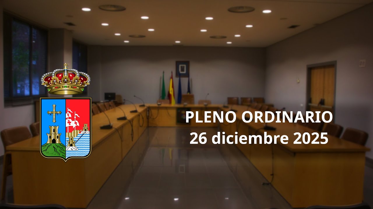 Pleno ordinario 26 diciembre 2025
