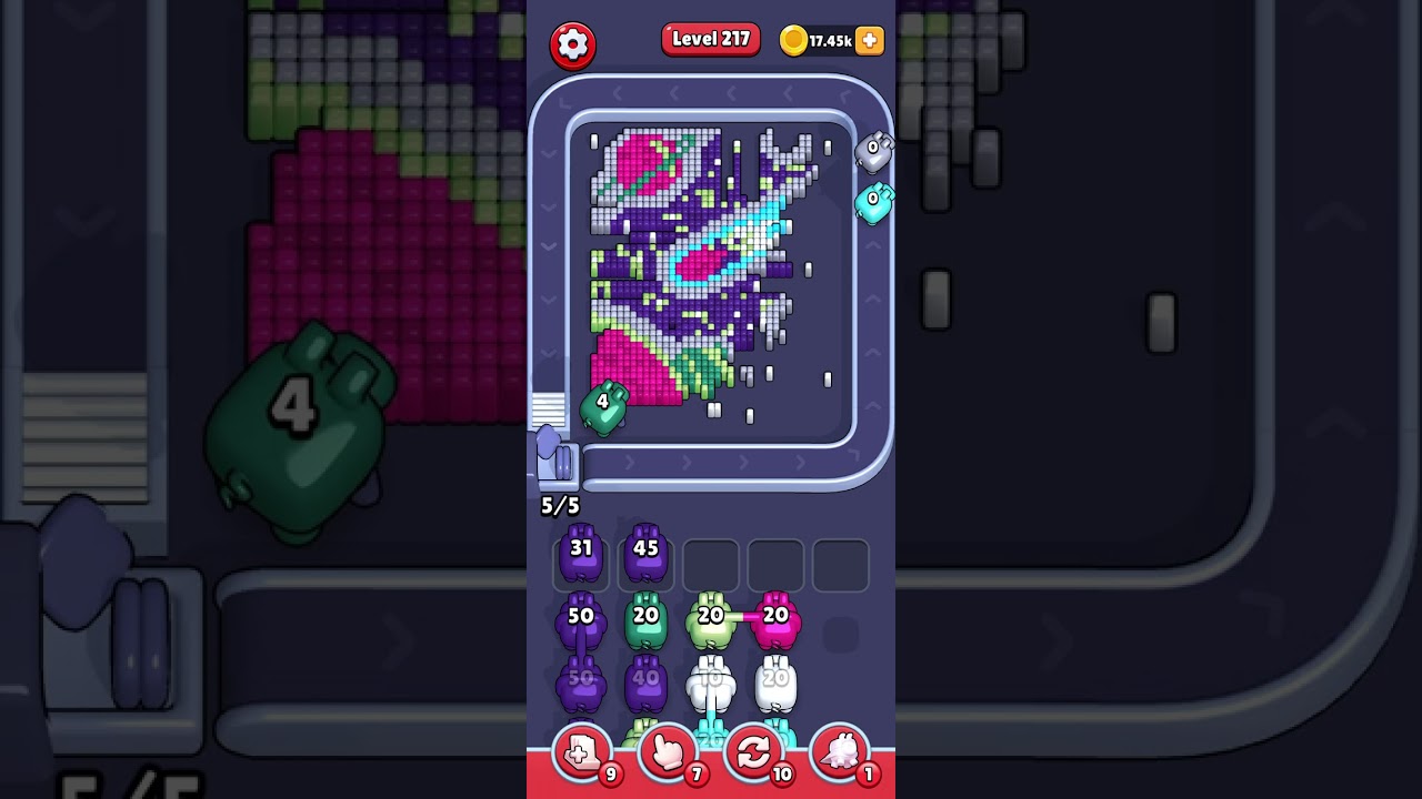 Pixel flow level 217 very hard slow speed 