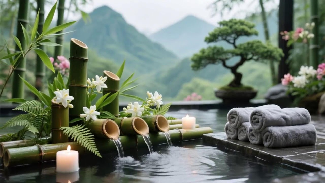 Soothing Relaxing Music 🌹 Peace of Mind, Anxiety Relief, Calm Water for 12 Hour Sleep Relax 9