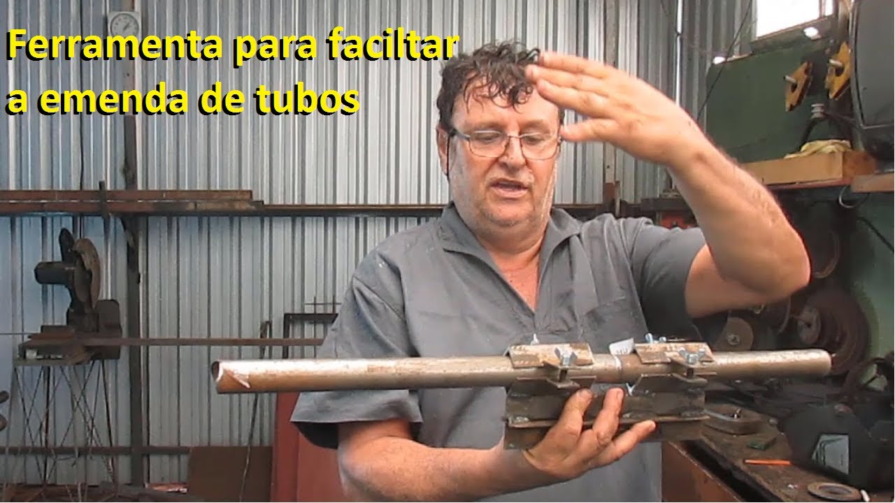 Faça sua ferramenta para faciltar a emenda de tubos