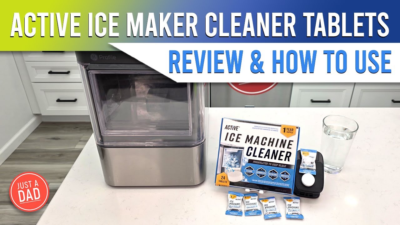 ACTIVE Ice Machine Cleaner Tablets REVIEW & How to Use and Clean & Descale your Ice Machine