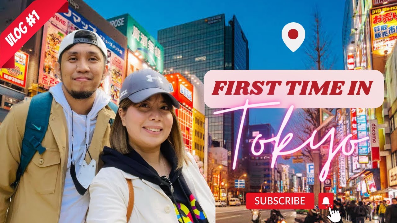 VLOG #1: 🇯🇵 First time in Tokyo | Episode 1 Japan Vlog | JP
